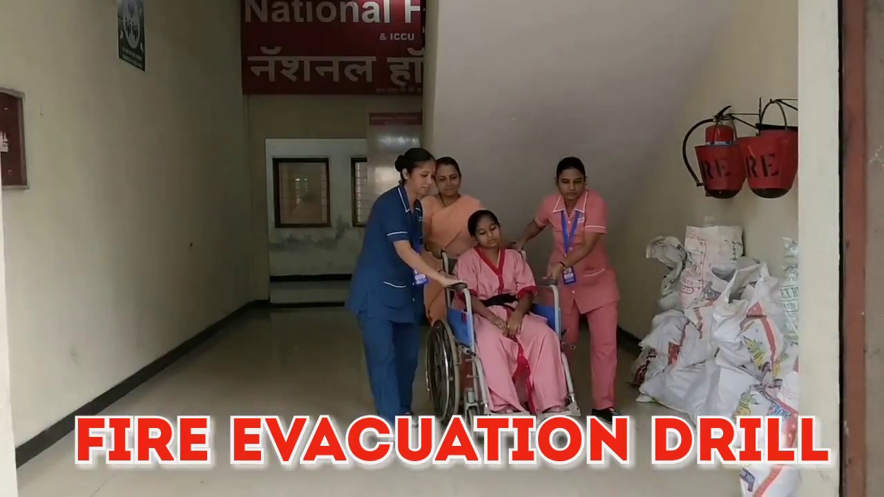 Fire Mock Drill of ""NATIONAL HOSPITAL & ICU" (Mulund )