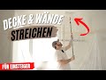 Decke und Wände streichen I Streichen Tipps & Tricks Badezimmer 👍