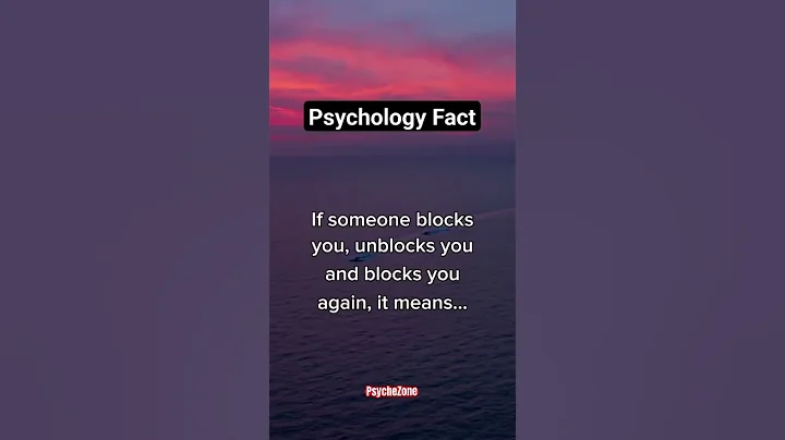 If Someone Blocks You,Unblock You and Block You Again,It… #facts #youtubeshorts