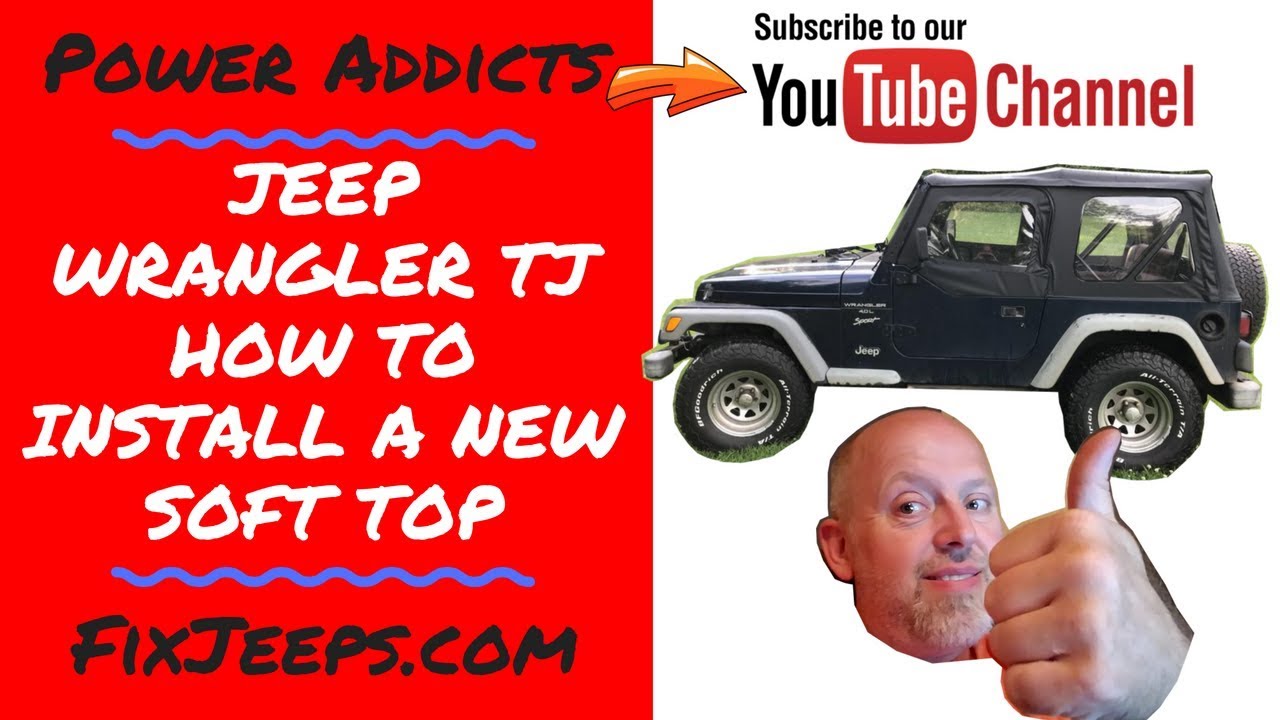 Jeep Wrangler TJ - Time to install a new soft top Bestop 