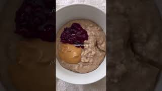 the fluffiest oat bowl! #oatmeal #oatmealtiktok #fluffyoats #healthybreakfast