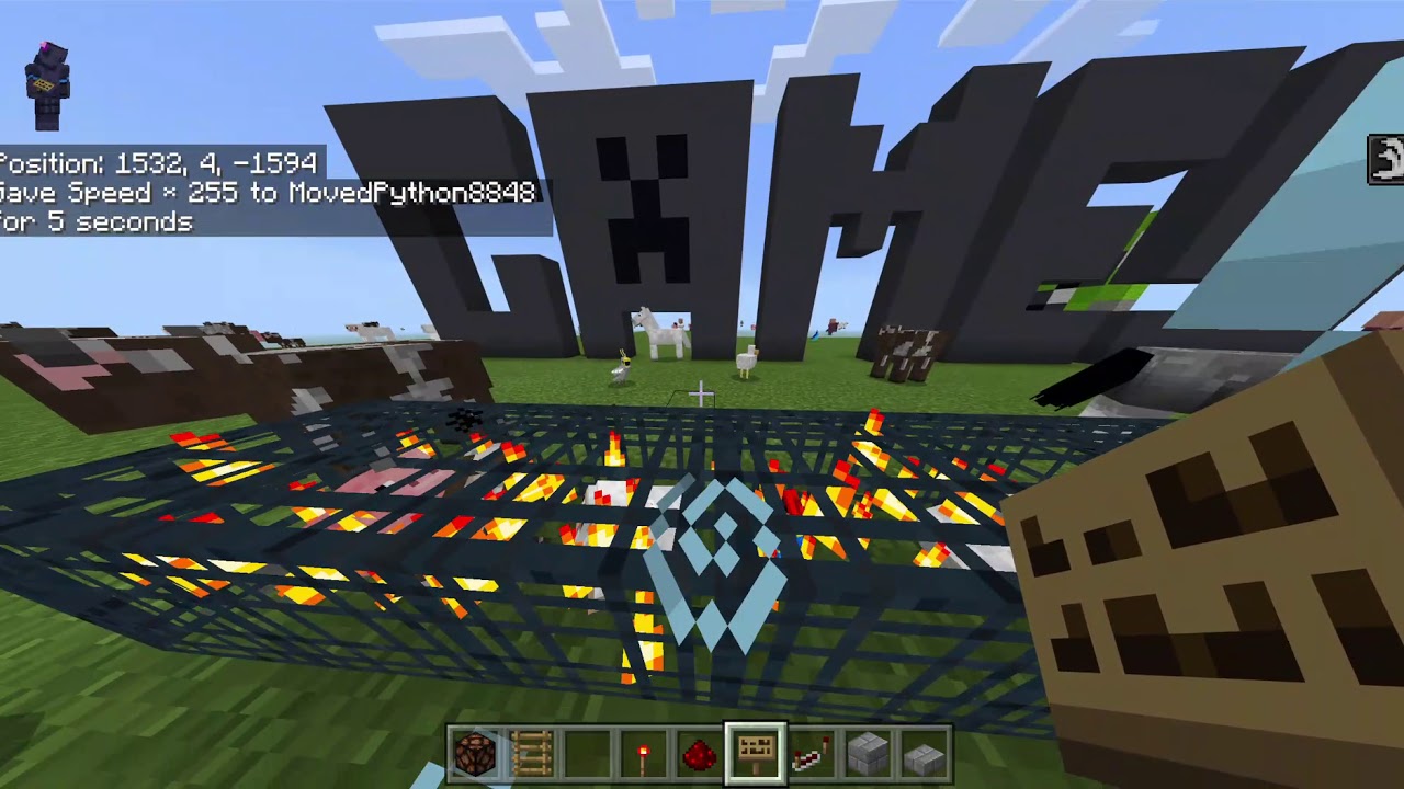 Superflat World Glitch(Minecraft Bedrock) - YouTube