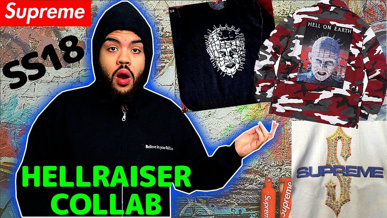 SUPREME SS18 HELLRAISER COLLAB LEAKS WEEK 10 CONFIRMED