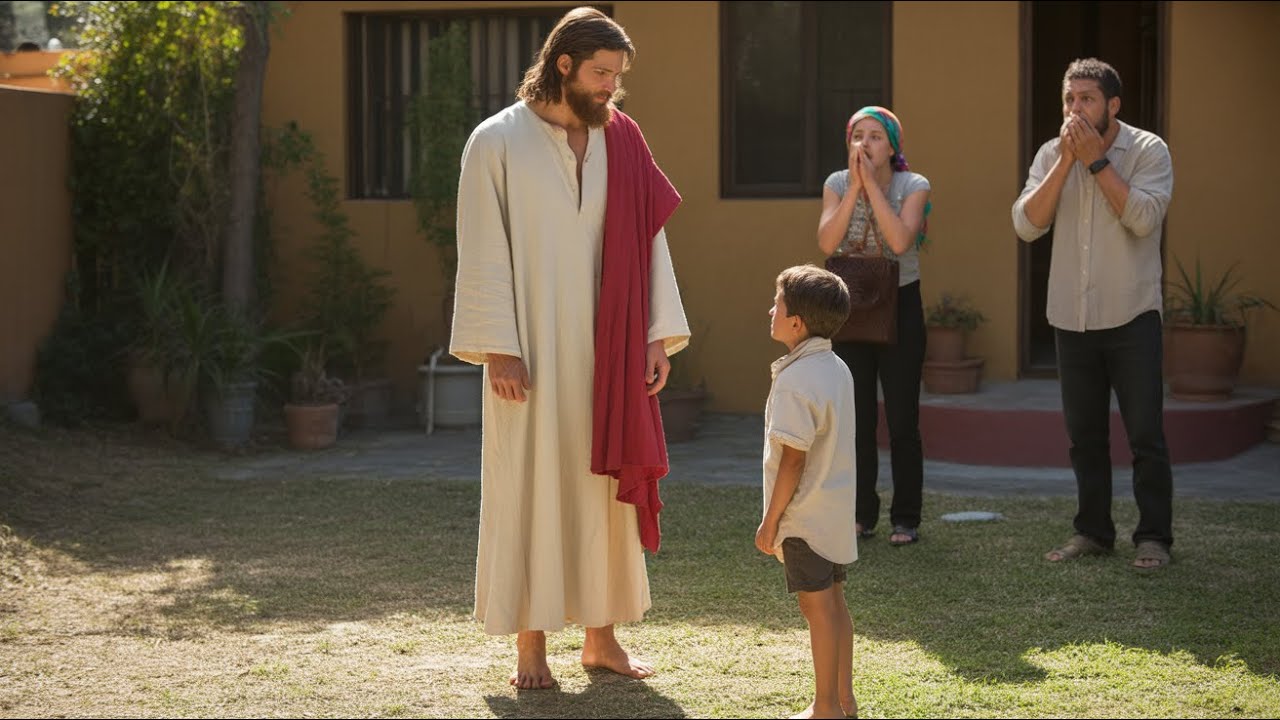 NADIE CREÍA QUE EL NIÑO VEÍA A JESÚS... HASTA QUE ÉL APARECIÓ EN LA PUERTA DE SU CASA