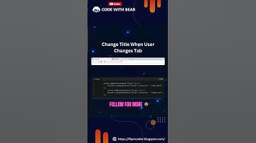 🔥🔥Dynamic Tab Title Update in JS #shorts #ytshorts #viral #viralshorts #shortsfeed #feed #short
