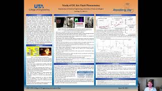 Study of DC Arc Flash Phenomena - UTA Innovation Day 2023 - Entry 28