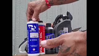 Details Air filter oils #Notoil #belray #MaximaFFT #stihl #500i #chainsaws Update