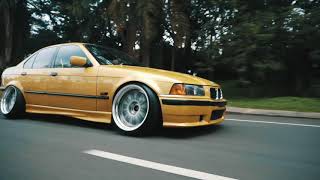 Static BMW E36 and BMW M2C