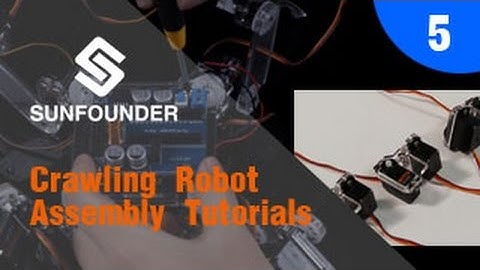 SunFounder Crawling Robot Assembly Tutorials 05 Basic Assembly