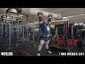 12 sets over 365lbs - Will the American log record fall? || Training Session 07/22
