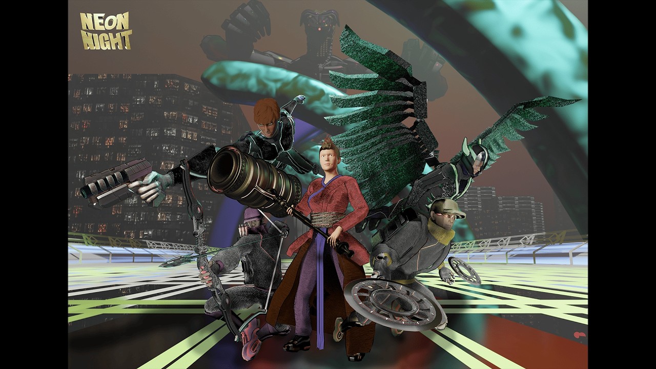 卒業作品:NEON NIGHT #b3d #animation #3dcg