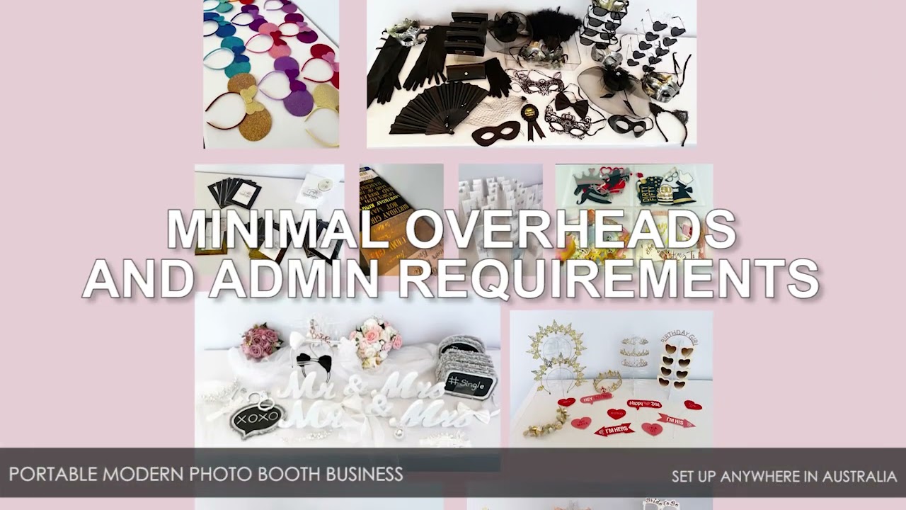 Portable Modern Photo Booth Business – Set up Anywhere in Australia!