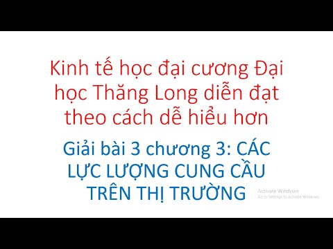 Video Giải bài 3 chương 3 Kinh tế học đại cương Đại học... - YouTube