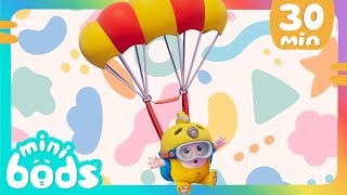 Bubbles' Rocket to the Star Fails! 🌠 What Now? | Minibods | Preschool Cartoons