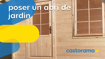 Qui pour monter un abri de jardin ?