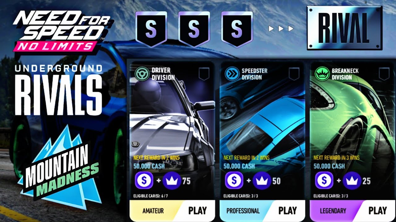 Mountain Madness Underground Rival - FULL GAMEPLAY | NFS No Limits