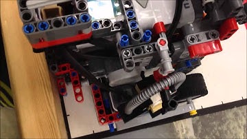 FLL 2013 Flaming Ninjas: Video 2 on House mission alignment of robot