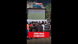 Cide'de Milli Maç Heyecanı Zirveye Çıktı #Shorts