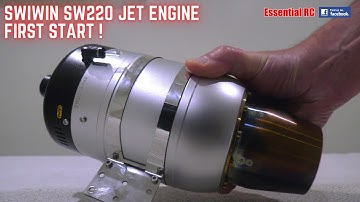 RC JET ENGINE first start | SWIWIN 220B TURBINE | EASY INSTALL and SETUP !