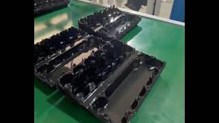Fully automatic 3 stations plastic forming machine plastic vacuum forming machine egg tray making