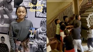Derrick Rose Son PJ Has A Surprise Sleepover For His 9th B Day