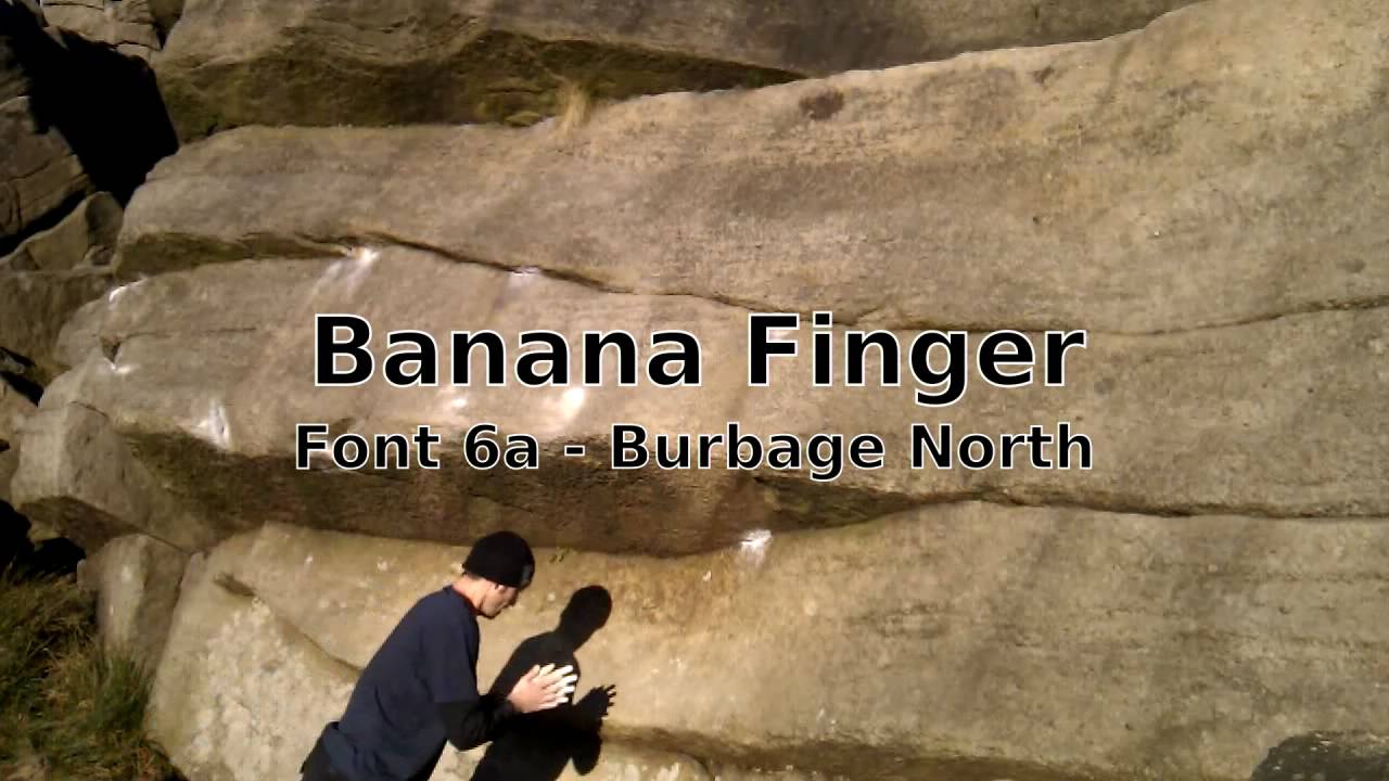 Banana Finger - 6a - Burbage North