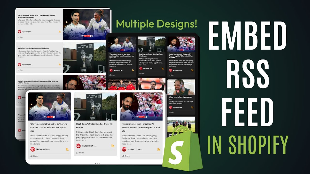 How to Add RSS Feed in Shopify [For FREE] - YouTube