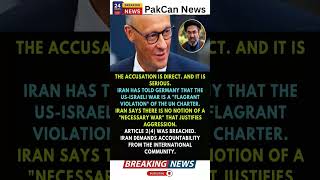 Iran Accuses U.S. and Israel of Violating UN Charter | PakCan News