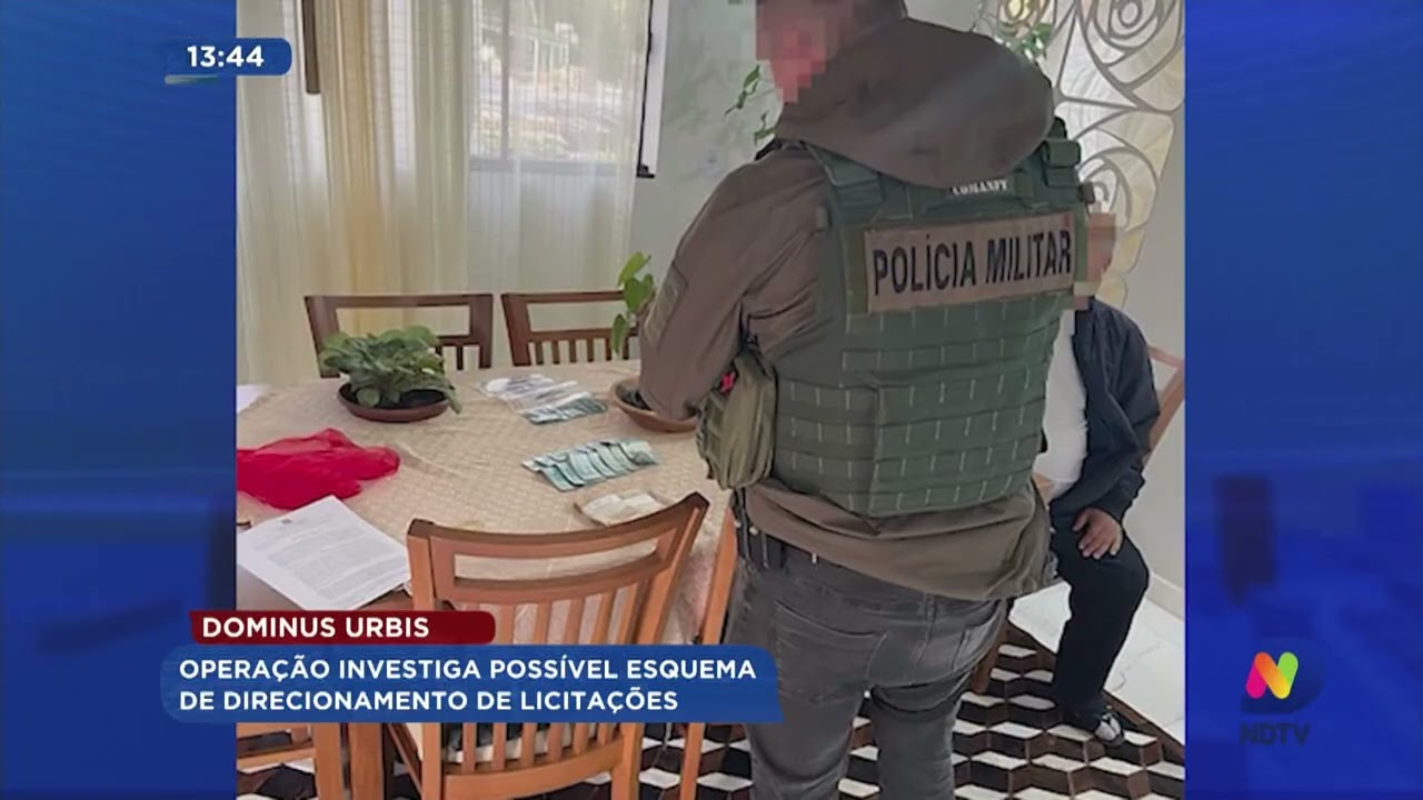 Dominus Urbis: operação investiga possível esquema de direcionamento de licitações em Santa Catarina