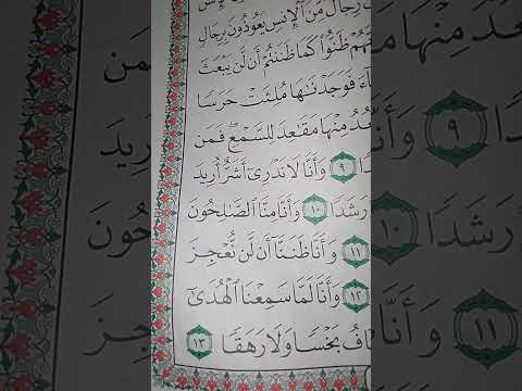 ما معنى وأنا لما سمعنا الهدى ءامنا به سورة الجن