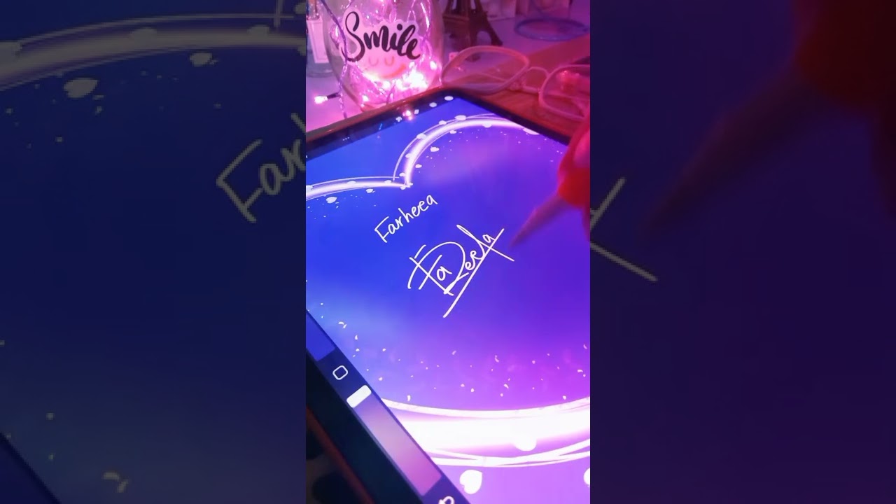 Fareeha Name Signature 