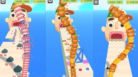 Sandwich Runner Walkthrough All Gameplay Android and IOS level Max 1686 #gaming #sandwichrunner