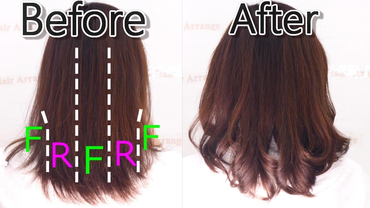 【ヘアアイロン巻き方】外巻き！内巻き！なぜヘアアレンジの前に巻くの？
