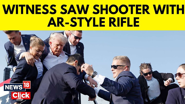 Trump Latest News | Trump Rally Attendee Says He Saw Alleged Shooter "Move From Roof To Roof"| N18G