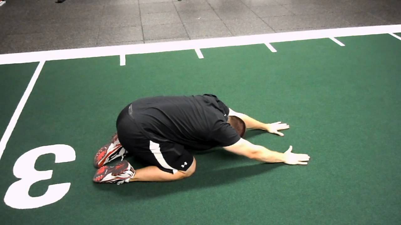 Childs Pose T-Rotation - YouTube