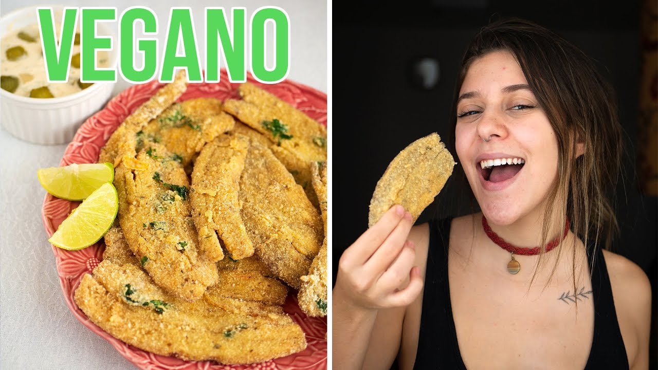 SARDINHA FRITA VEGANA DE CASCA DE BANANA