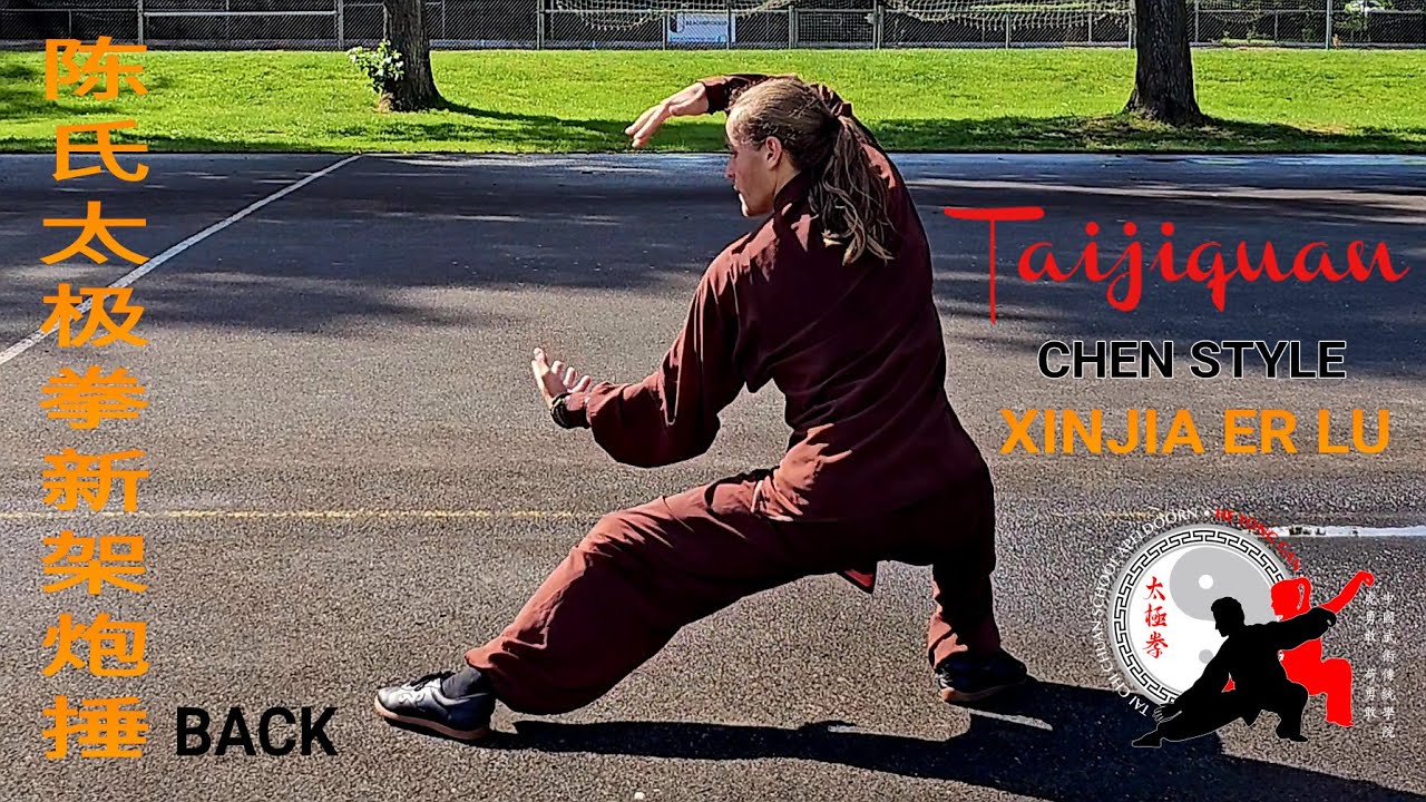 back: Chen Tai Chi Xinjia Er Lu 'Pao Chui' 陈氏太极拳新架炮捶 He Yong Gan Tai Chi