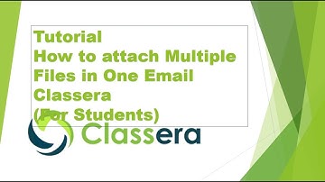 How to attach multiple files in One Email Classera