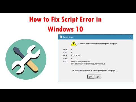 How to Fix Script Error in Windows 10