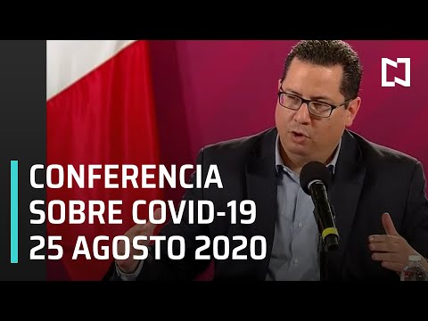 Conferencia Covid-19 en México - 25 agosto 2020