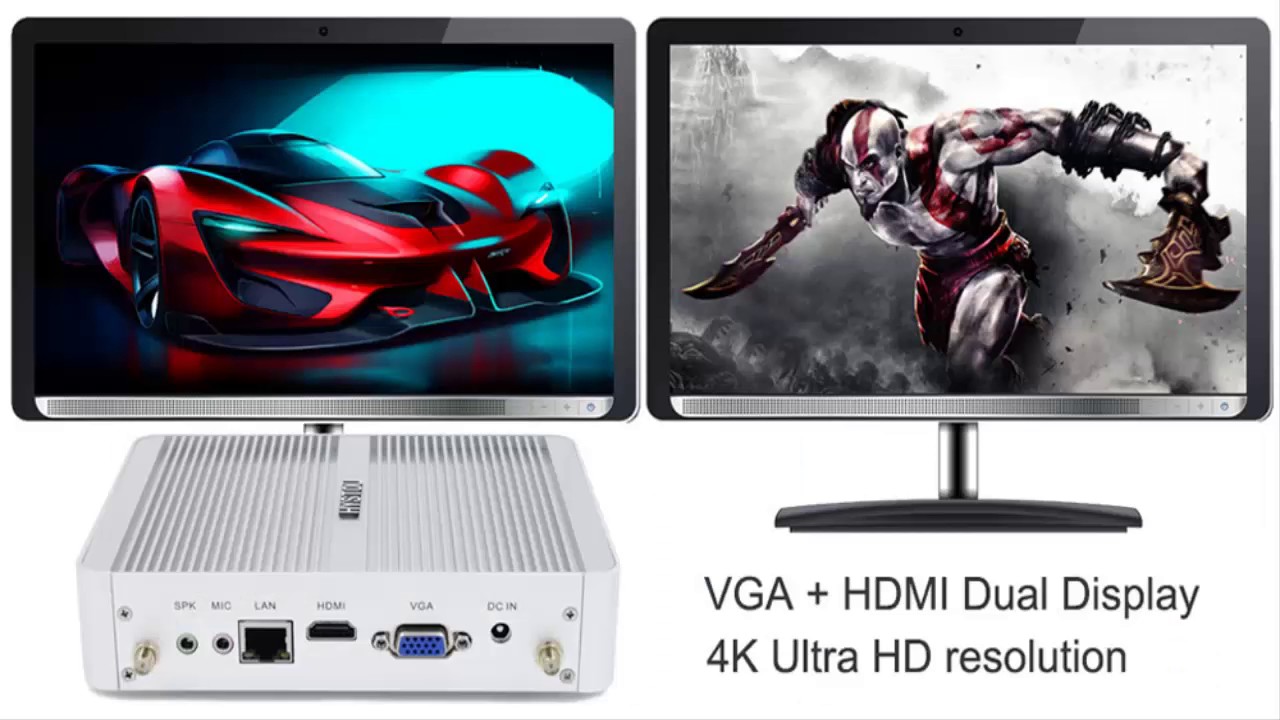 HYSTOU FMP06 Мини ПК безвентиляторный 4 ядра   i3 5005U