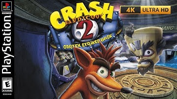 Crash Bandicoot N 2 Cortex Strikes Back (PS1) - 4K 60FPS | Gameplay - Part 5