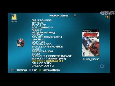 Open ps2 loader 0.9 (usando a função Reset IGR patch) 