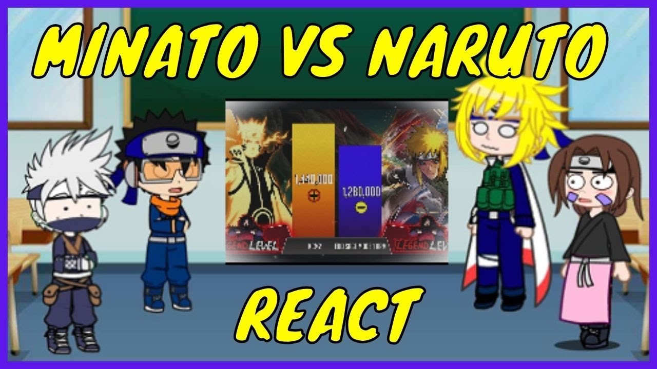 🔥 Time Minato Reage ao Poder de Minato vs Naruto🦊Team Minato Reacts to MinatovsNarutoPowerLevels🇧🇷🇺🇸