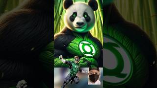 Superheroes As a Panda ❤️ Marvel & Dc - All Characters #avengers #shorts #marvel #viral