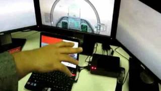 ATI XGP (eXternal Graphics Platform) Radeon 5830 Demo At CES 2010