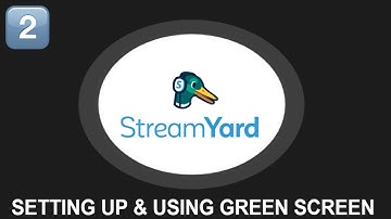 Streamyard: Greenscreen setup using a screen and lights, plus xsplit details