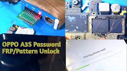 Oppo a3s pattern unlock/password unlock।
