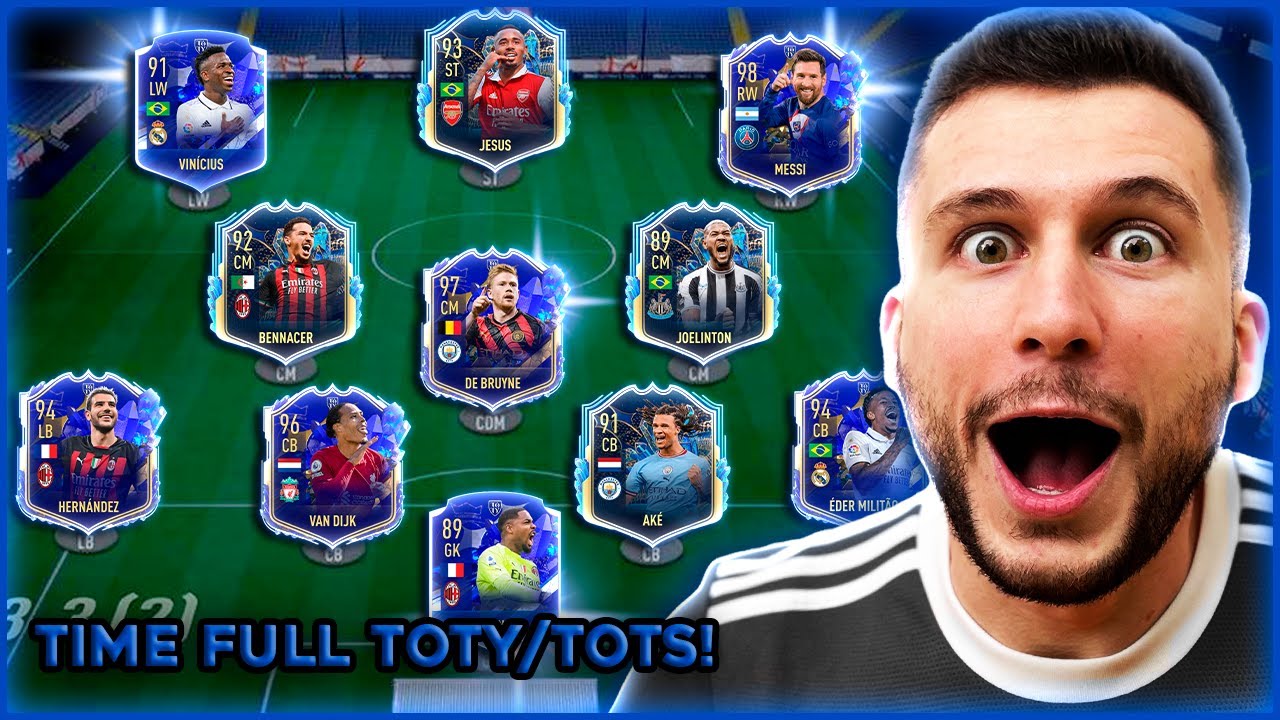 MONTEI UM TIME MESCLADO TOTY/TOTS E JOGUEI A WL!! FIFA 23 - ULTIMATE TEAM