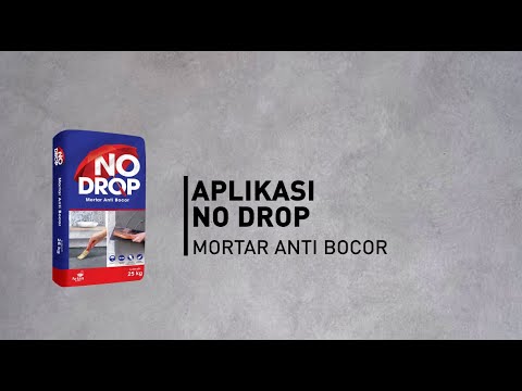 Video Tutorial No Drop Mortar Anti Bocor - YouTube